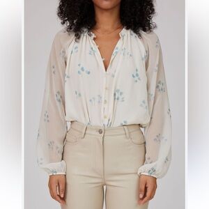 Wilfred button front blouse